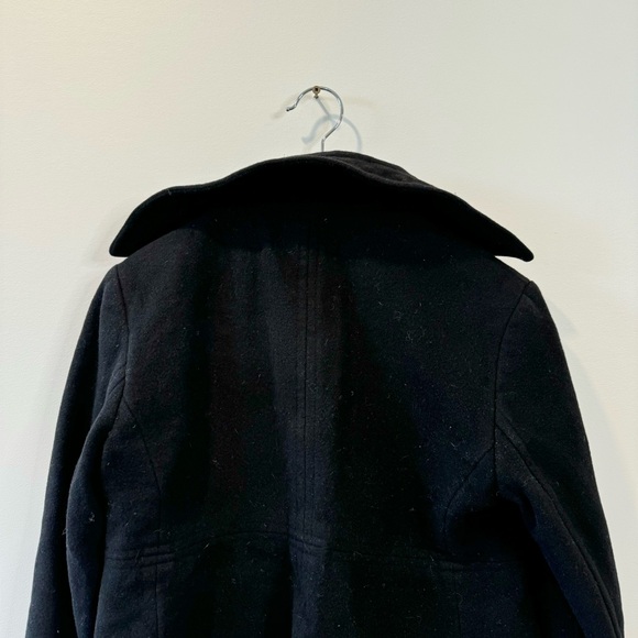 Nine West Short Peacoat Jacket Wool Blend / Black / S- 6 - Picture 6 of 9